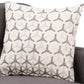 61" Charcoal And Black Loveseat and Toss Pillows