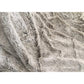 59" X 79" Gray Faux Fur Plush Throw Blanket