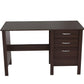47" Espresso Computer Desk With Three Drawers