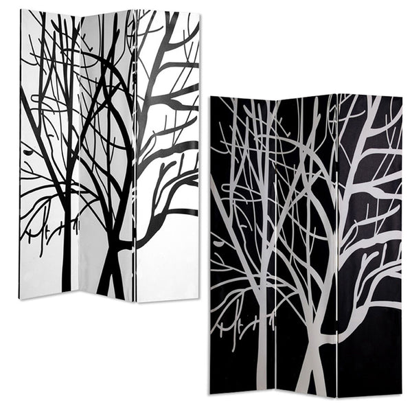 48 X 72 Multi Color Wood Canvas Tranquillity  Screen