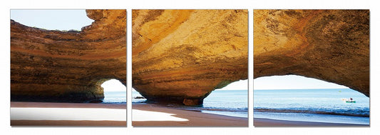 24" Multicolor Canvas 3 Horizontal Panels Photo