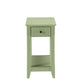 23" Pale Green Single Drawer End Table