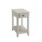 23" Pale Green Single Drawer End Table