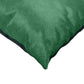 Set of Two 12" X 20" Green Cowhide Throw Pillow