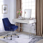 Modern Chic Whitewash Vanity Desk