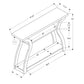 47" Taupe Floor Shelf Console Table With Storage