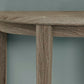 33" Deep Taupe End Table With Shelf