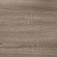 32" Taupe Free form Floor Shelf Console Table With Storage