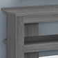 42" Ash Gray Open Shelving TV Stand