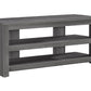 42" Ash Gray Open Shelving TV Stand