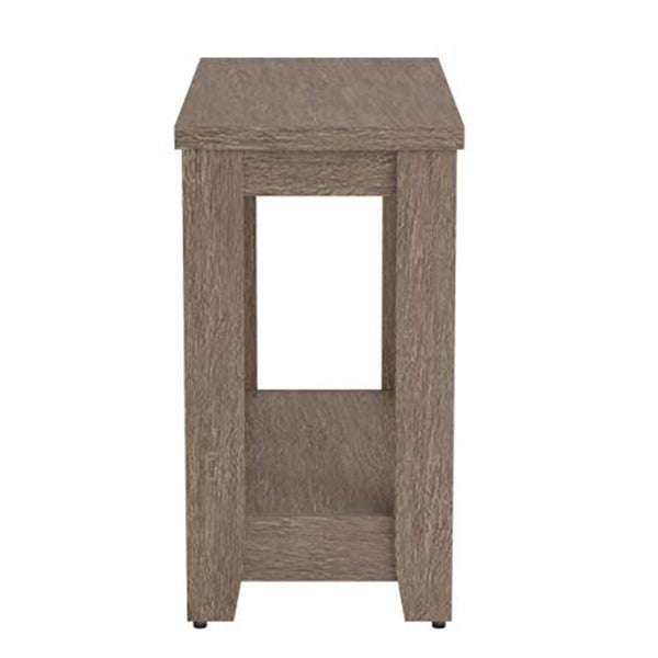 22 White End Table With Shelf