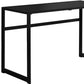 22" Black Glass Computer Desk