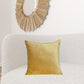 Super Soft Yellow Solid Color Decorative Accent Pillow