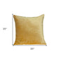 Super Soft Yellow Solid Color Decorative Accent Pillow