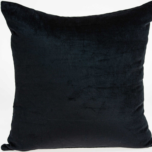 Super Soft Solid Color Black Decorative Accent Pillow