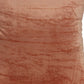 20" X 7" X 20" Transitional Orange Solid Pillow Cover With Poly Insert