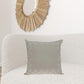 20" X 7" X 20" Decorative Transitional Beige Pillow Cover With Poly Insert