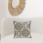 20" X 7" X 20" Bling Ivory Pillow Cover With Poly Insert