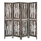 84" X 3" X 84" Weathered Brown, Wood, Wrightwood - Screen