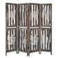 84" X 3" X 84" Weathered Brown, Wood, Wrightwood - Screen