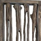 84" X 3" X 84" Weathered Brown, Wood, Wrightwood - Screen