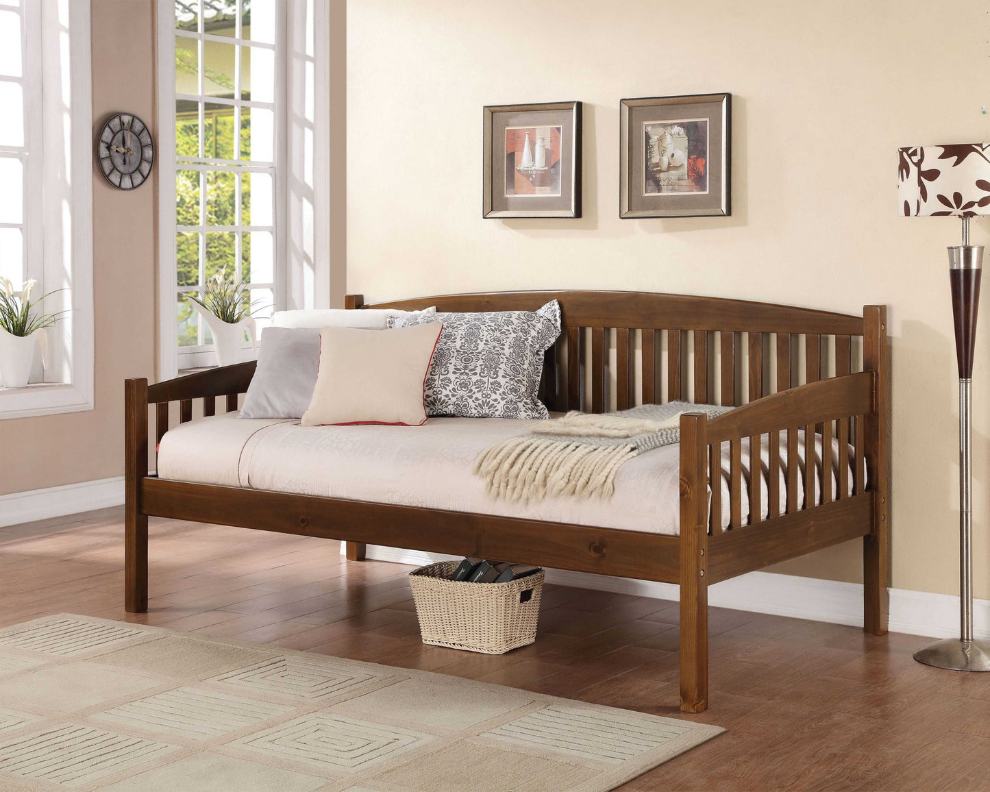 42" Sleeper Sleeper Sofa With Brown Legs