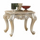 24" Champagne Faux Marble End Table