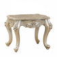 24" Champagne Faux Marble End Table