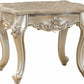 24" Champagne Faux Marble End Table