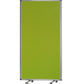 Green Rolling Three Panel Room Divider Screen