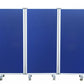 106 X 1 X 71 Blue Metal And Fabric - Screen