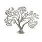 22" Silver Aluminum Decorative Wall Sculpture