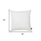 Set Of 2 Bright White Brushed Twill Decorative Throw Pillow Covers