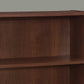 36" Brown Wood Adjustable Bookcase