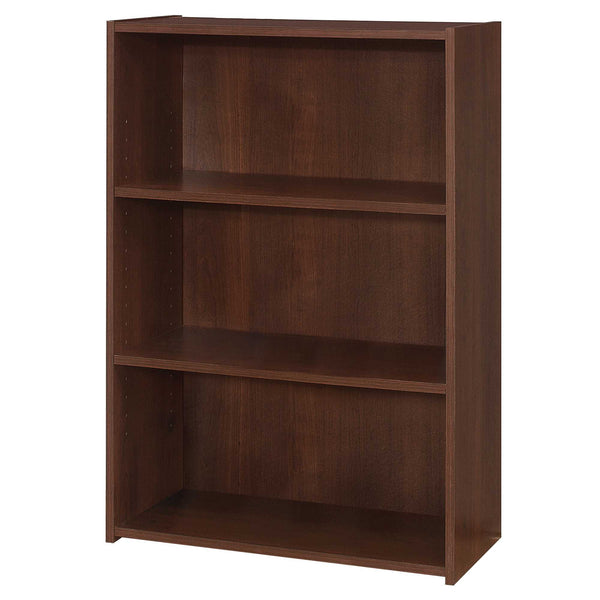 36 Brown Wood Adjustable Bookcase