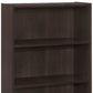 36" Brown Wood Adjustable Bookcase