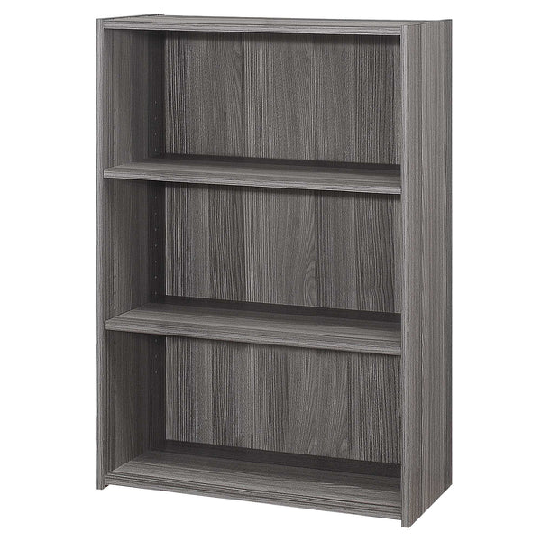 36 Gray Wood Adjustable Bookcase