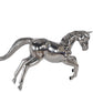 Large Silver Horse Statue