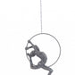 Athletic Man Hanging Ring Sculpture