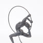 Athletic Man Hanging Ring Sculpture