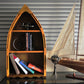 34" Wood Three Tier Boat Bookcase