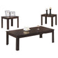 Cappuccino Table Set - 3Pcs Set