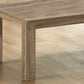 Set of Three 44" Taupe Coffee Table