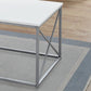 White Silver Metal Table Set - 3Pcs Set