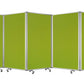 318" X 1" X 71" Green, Metal, 9 Panel, Screen