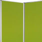 318" X 1" X 71" Green, Metal, 9 Panel, Screen