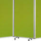 318" X 1" X 71" Green, Metal, 9 Panel, Screen