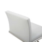 20 " White And Silver Stainless Steel Bar Chair