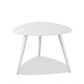 16" White Aluminum End Table