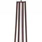 60" Solid Wood Novelty Floor Lamp With Beige Drum Shade